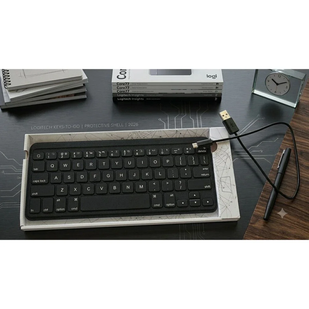 Logitech Ultrathin Keyboard Cover iPad 2 3 Bluetooth Y‑R0032 Black NEW In Box